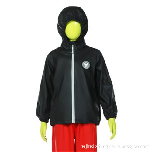 ECO friendly waterproof polyurethane child rainwear